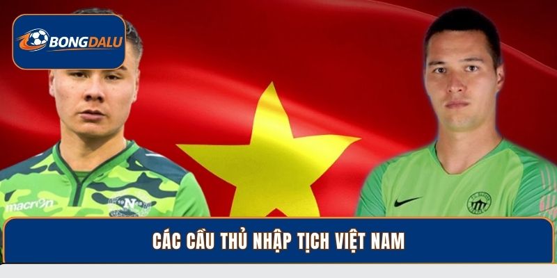 Các Cầu Thủ Nhập Tịch Việt Nam Nổi Bật Trong Lịch Sử Bóng Đá