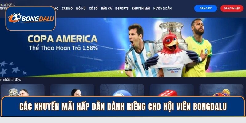 Các khuyến mãi hấp dẫn dành riêng cho hội viên Bongdalu