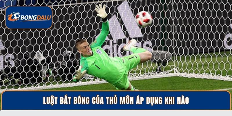 Luật bắt bóng của thủ môn áp dụng khi nào