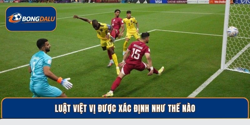 Luật việt vị được xác định như thế nào