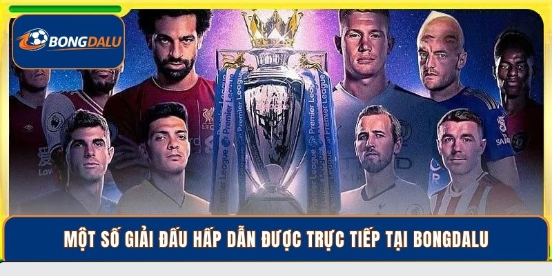 Một số giải đấu hấp dẫn được trực tiếp tại Bongdalu