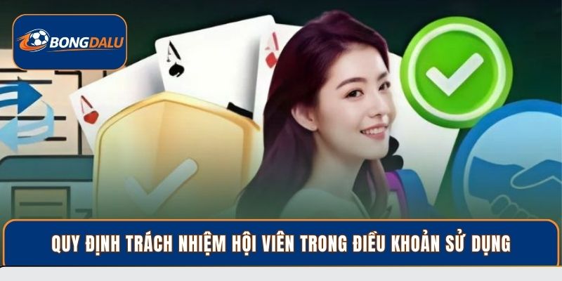 Quy định trách nhiệm hội viên trong điều khoản sử dụng
