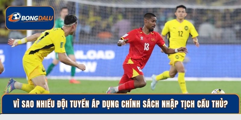 Vì sao nhiều đội tuyển áp dụng chính sách nhập tịch cầu thủ?